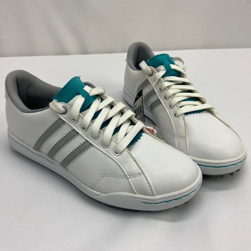 Adidas adicross II Womens Golf Shoes Style 674873 White Teal 7.5